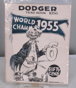 1956 Brooklyn Dodgers Yearbook
