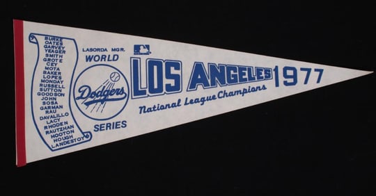1977 Championship Dodgers Pennant