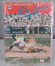 1963 Los Angeles Dodgers Yearbook