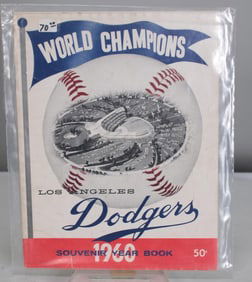 1960 Los Angeles Dodgers Yearbook
