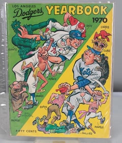 1970 Los Angeles Dodgers Yearbook