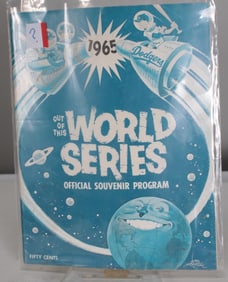 1965 World Series Souvenir Program, Dodgers vs. Twins