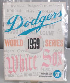 1959 World Series Souvenir Program