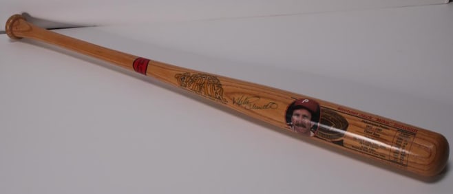 Mike Schmitt Signed Cooperstown Bat