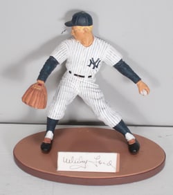 Whitey Ford New York Yankees Autographed Gartlan Figurine