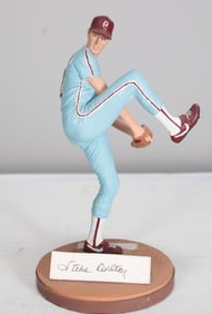 Steve Carlton Philadelphia Phillies Autographed Gartlan Figurine