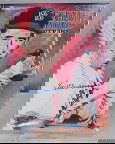 Ted Williams Autographed Legends Sports Memorabilia Magazine