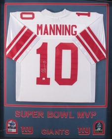 Eli Manning Signed Jersey, Global Authentics Authentication