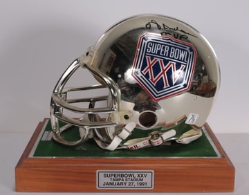 Ottis Anderson Signed Super Bowl XXV MVP Helmet