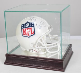 Eli, Archie, and Peyton Manning Signed Mini Helmet