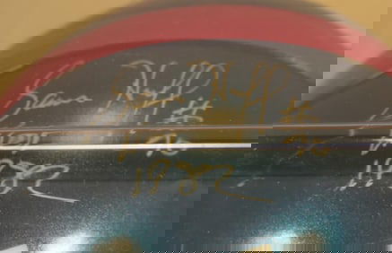 Sam Huff Signed Riddell Giants Mini Helmet