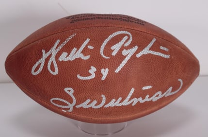 Walter Payton Signed Wilson Football
