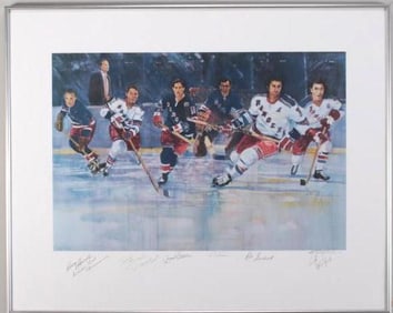 New York Rangers Limited Edition Print by Walt Spitzmiller
