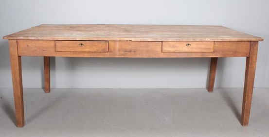 Poplar and Butternut Farm Table