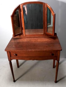 Mission Style Oak Dressing Table