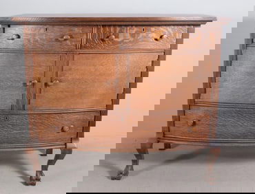 Mission Style Oak Sideboard