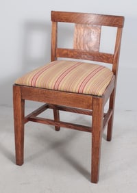 Mission Style Oak Hall Chair