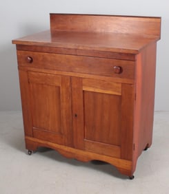 Mission Style Cherry Side Cabinet