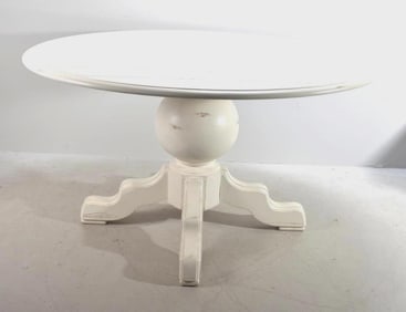 Painted Wood Breakfast Table