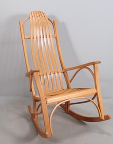 Oak Bentwood Rocking Chair