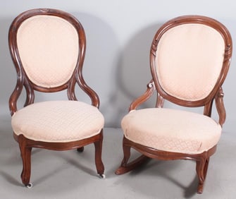 Two Renaissance Revival Chairs
