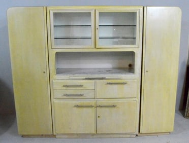 Blonde German Mid-Century Kitchen Cabinets