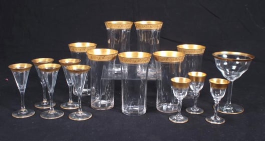 Set of Tiffin Franciscan Barware