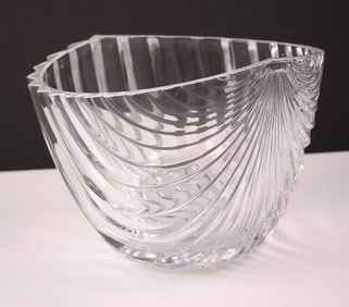 Fluted Crystal Bowl