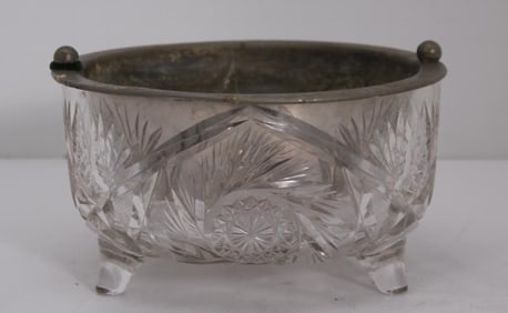 American Brilliant Cut Crystal Jardiniere