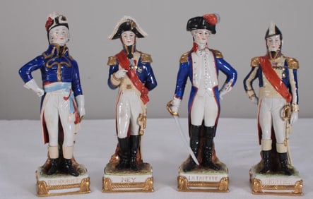 Four (4) Scheibe Alsbach Figurines of Napoleonic Generals
