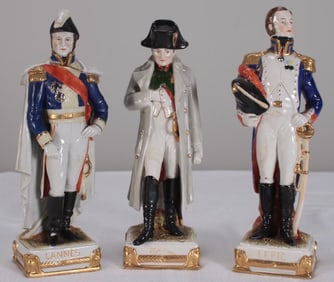 Three (3) Scheibe Alsbach Figurines of Napoleonic Generals