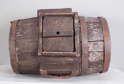 Rustic Lottery Barrel