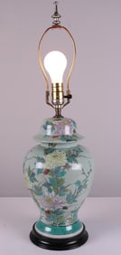 Floral Ginger Jar Lamp