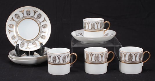 Four (4) Richard Ginori Style Demitasse Cups