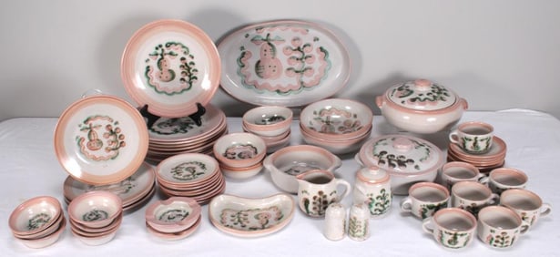 Sixty (60) Pieces M.A. Hadley, Louisville, KY Stoneware