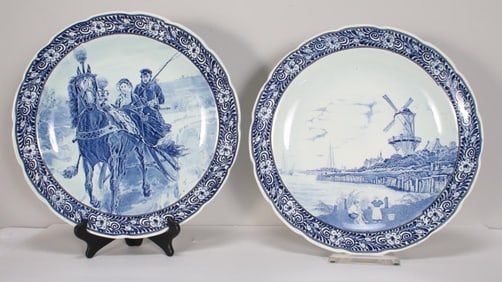 Pair of Delft Chargers