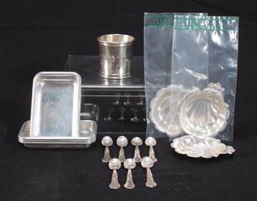 Assortment of Sterling Silver Table Items