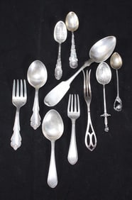 Collection of Sterling Spoons and Forks