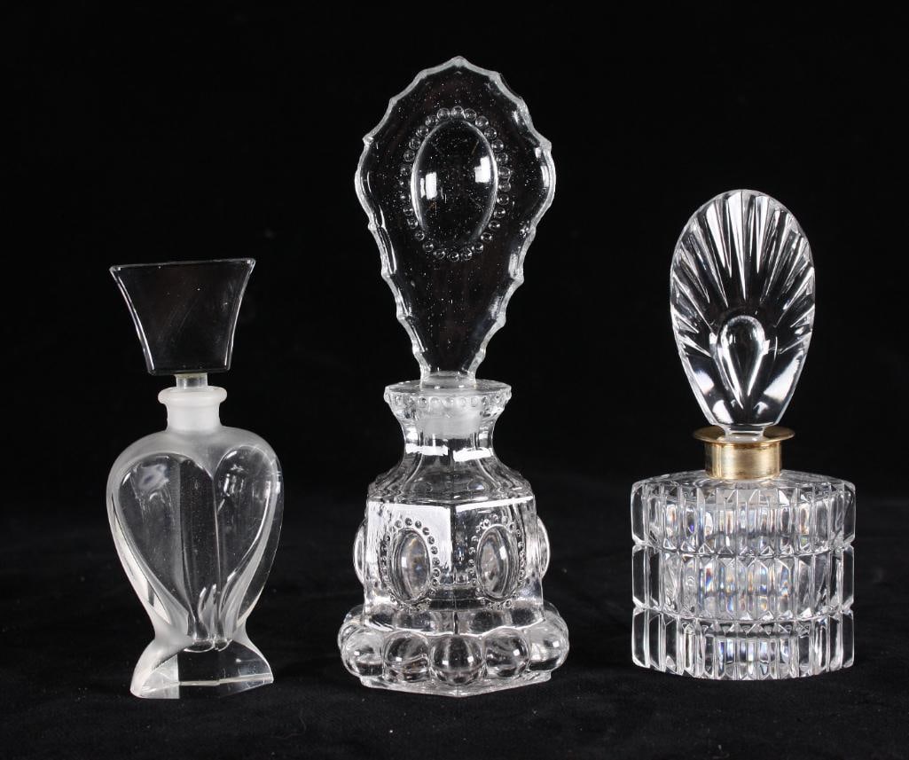 Three Glass Perfume Bottles (1 of 5)