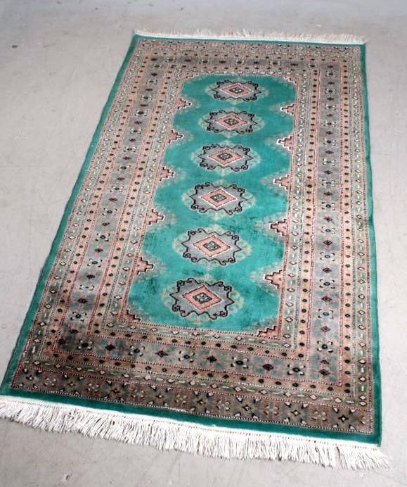 5.5 ft. x 3 ft. Turkish Turquoise Area Rug (1 of 4)