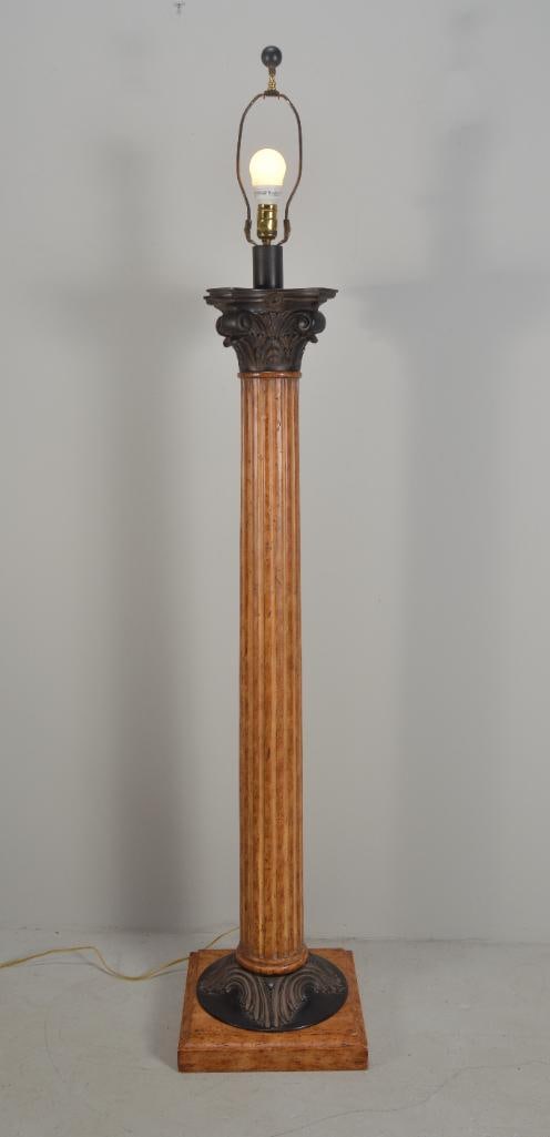 Neoclassical Column Floor Lamp (1 of 4)