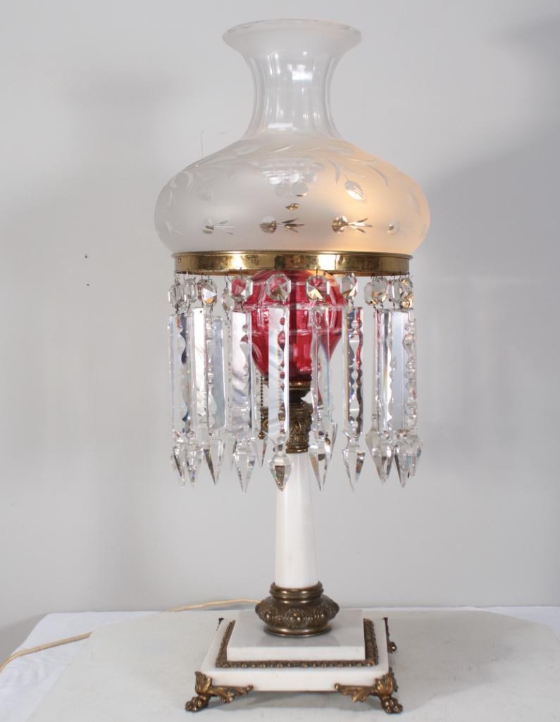 Ruby Glass Lamp (1 of 7)
