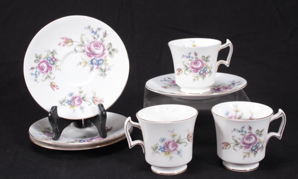 Set of Three Royal Chelsea Demitasse Cups (1 of 7)