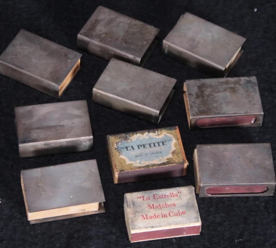 Eight Sterling matchbook Holders (1 of 4)