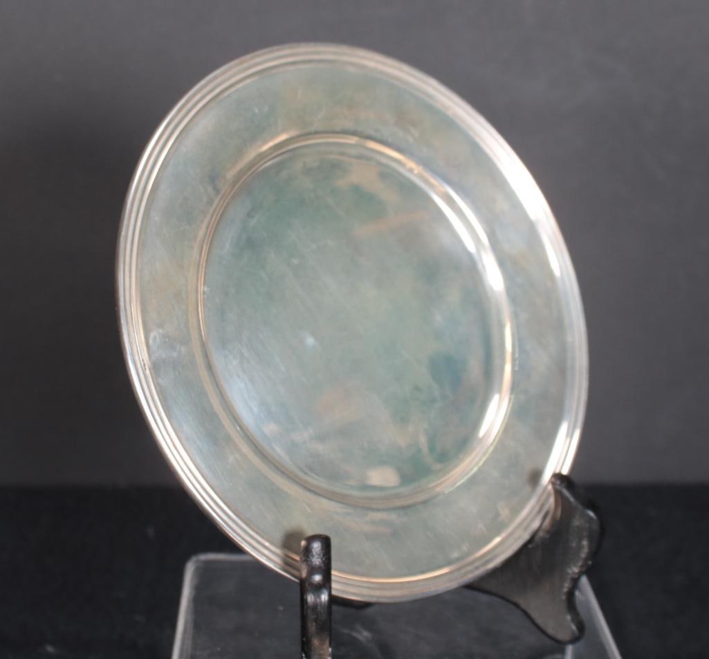 Six Sterling Bread Plates (1 of 7)