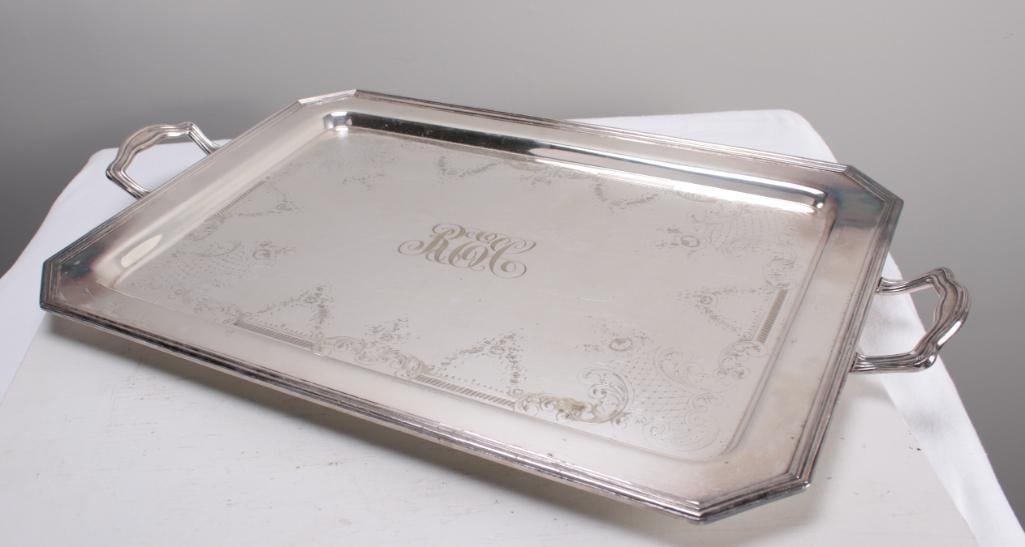 Silverplate Butler's Tray (1 of 4)