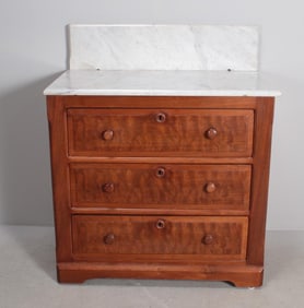 Eastlake Walnut Chest of Drawers