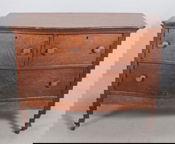 Mission Style Oak Low Dresser