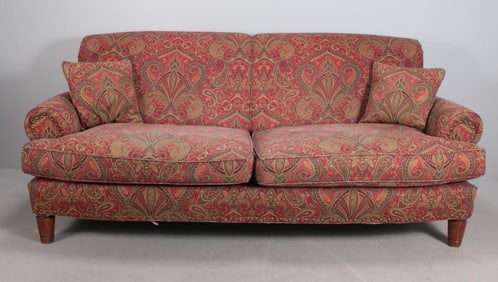 Contemporary Two Cushion Sofa