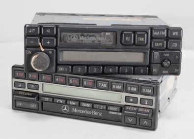 Pair of Mercedes-Benz Car Stereos